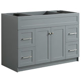 ARIEL Hamlet 48-in Black Bathroom Vanity Cabinet - Super Arbor