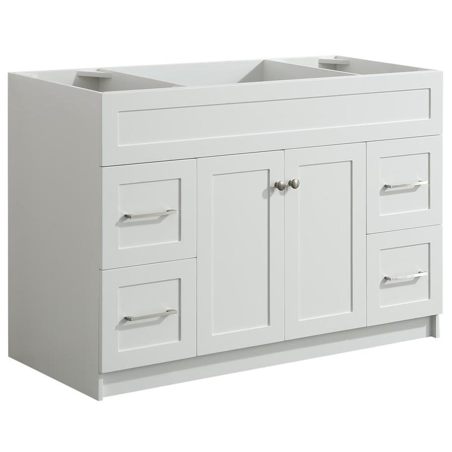 ARIEL Hamlet 48-in Black Bathroom Vanity Cabinet - Super Arbor