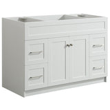 ARIEL Hamlet 48-in Black Bathroom Vanity Cabinet - Super Arbor