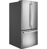 GE 24.7 cu. ft. French-Door Refrigerator, Stainless Steel, ENERGY STAR, 33-in Width (GNE25JSKSS)