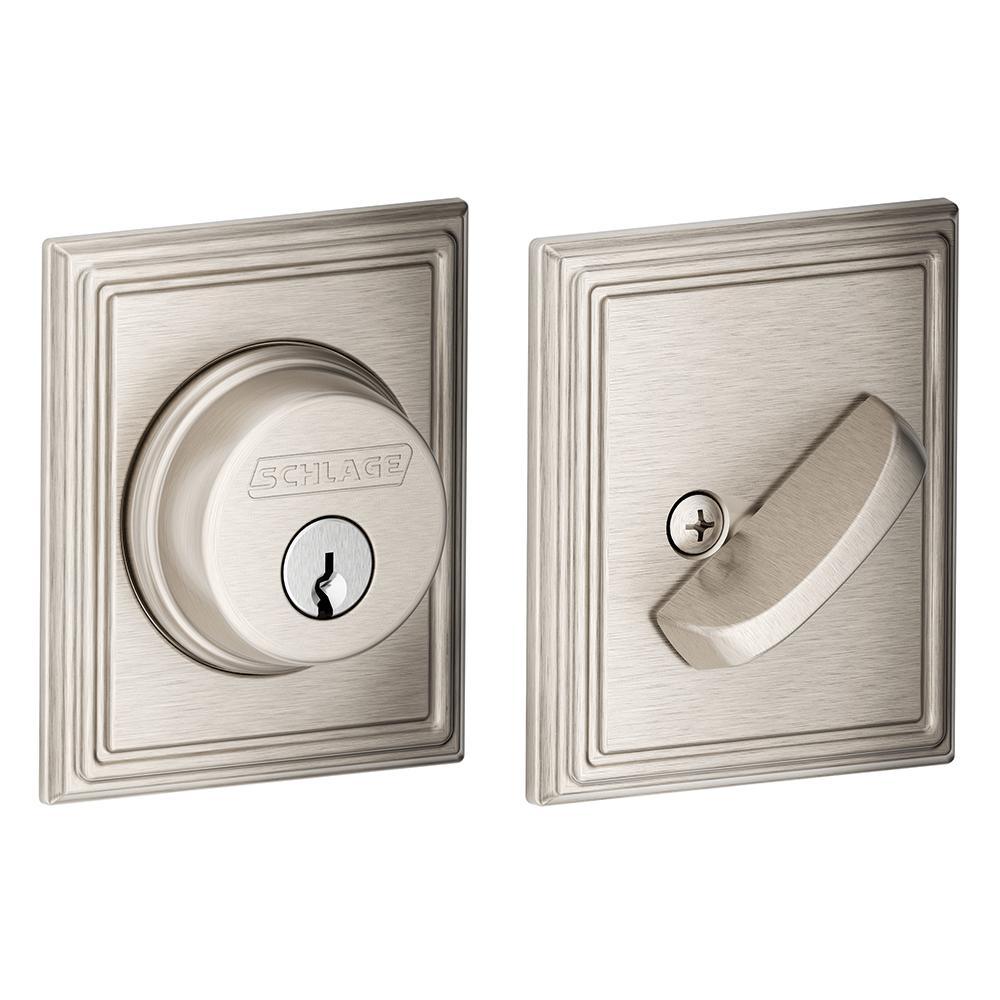 Addison Matte Black Single Cylinder Deadbolt - Super Arbor