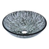 Posh Series Deco-Glass Vessel Sink in Coral Blue - Super Arbor