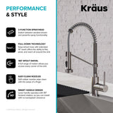 Loften Dual Mount Drop-In Stainless Steel 25 in. 1-Hole Single Bowl Kitchen Sink - Super Arbor