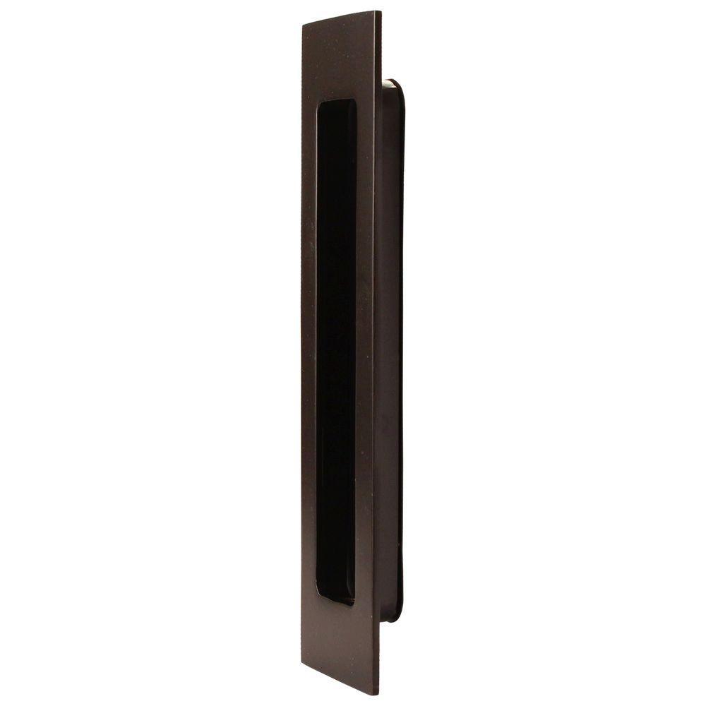 7 in. x 1-7/8 in. x 3/8 in. Oil Rubbed Bronze Large Flush Pull - Super Arbor