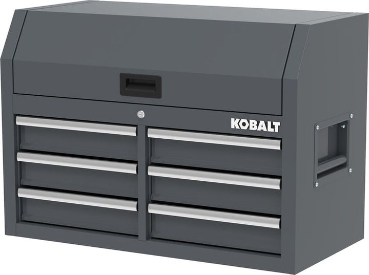 Kobalt 36-in W x 18-in H 6-Drawer Steel Tool Chest (Gray)