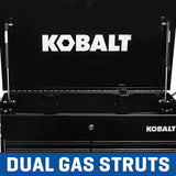 Kobalt 35-in W x 37.5-in H 4-Drawer Steel Rolling Tool Cabinet (Black)