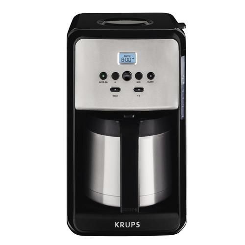 Krups 12-Cup Black/Stainless Residential Drip Coffee Maker