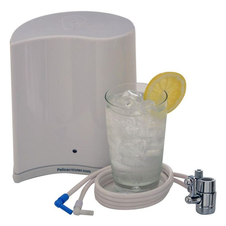 Drinking Water and System Counter Top Filtration in Chrome Dispenser