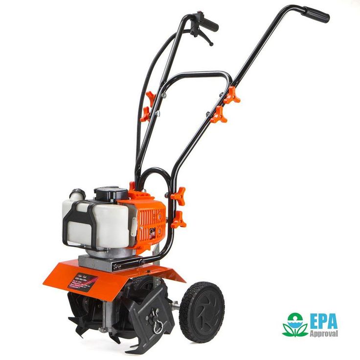 XtremepowerUS 10 in. 43 cc 2-Stroke Mini Gas Tiller Cultivator