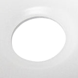 Bridgeport Dual Mount Composite Granite 33 in. 4-Hole Double Bowl Kitchen Sink in White