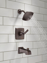 Delta Ashlyn Venetian Bronze 1-Handle Bathtub and Shower Faucet, 14 Series Trim Kit, T14464-RB (Valve Not Included)