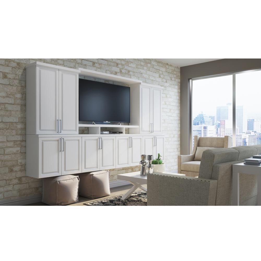 Hampton Assembled 30x34.5x24 in. Sink Base Kitchen Cabinet in Satin White