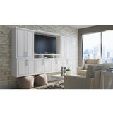 Hampton Assembled 30x34.5x24 in. Sink Base Kitchen Cabinet in Satin White