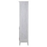 Chennai 25 in. W Linen Cabinet in White Wash - Super Arbor