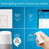 Caseta Wireless Smart Lighting Start Kit with Pico Remote and 2-Dimmer Switches, White - Super Arbor