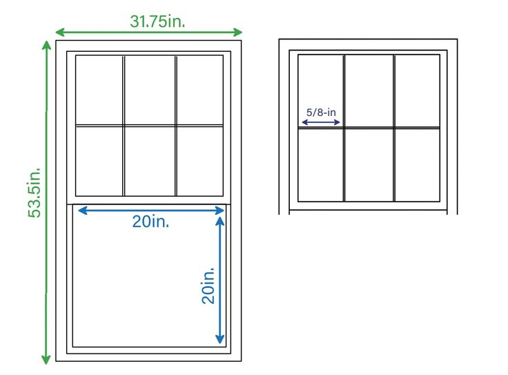 RELIABILT 3201 Series Replacement 31-3/4-in x 53-1/2-in x 3-1/4-in Jamb White Vinyl Low-e Argon Double Hung Window Half Screen Included