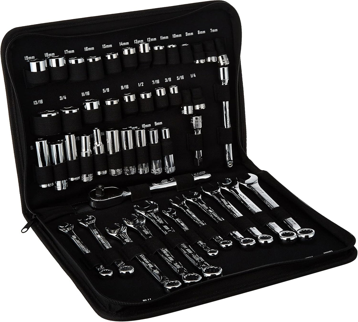 Craftsman 47-Piece Mobile Mechanic's Tool Set – Metric & SAE (Soft Zipper Case)