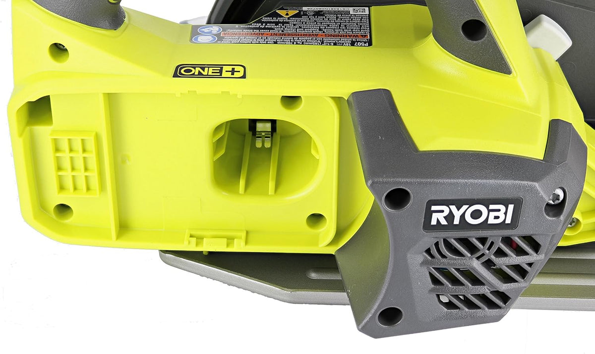 RYOBI 18-Volt ONE+ Cordless 6-1/2 in. Circular Saw with Lithium-Ion 2.0 Ah Battery and Dual Chemistry IntelliPort Charger