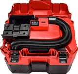 Milwaukee M12 FUEL 12-Volt Lithium-Ion Cordless 1.6 Gal. Wet/Dry Vacuum with M12 XC High Output 5.0 Ah Battery Pack