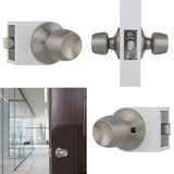 Brandywine Stainless Steel House Pack with 2 Entry, 2 Single Cylinder Deadbolts, 3 Privacy, 3 Passage Knobs