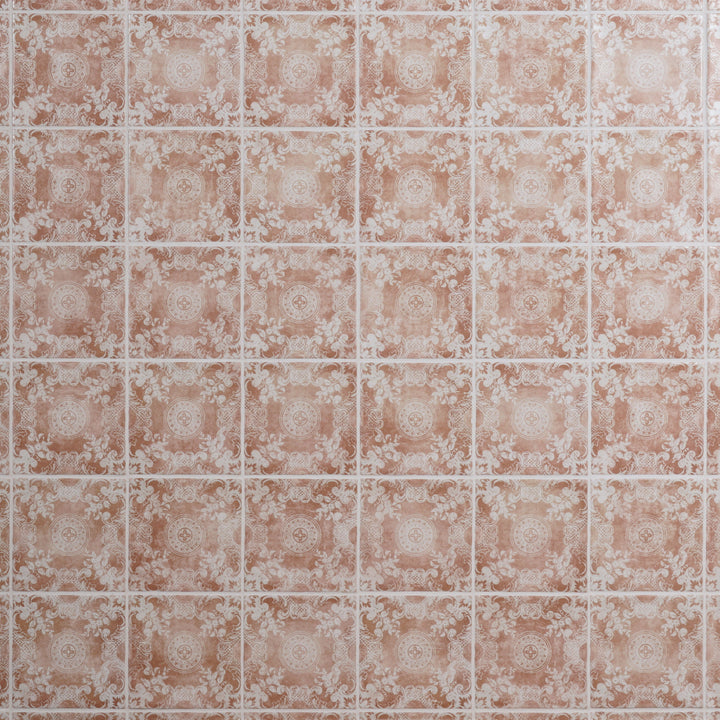 Artmore Tile Paula Purroy Reverie Cala Terracotta 5-in x 5-in Matte Ceramic Encaustic Wall Tile product image