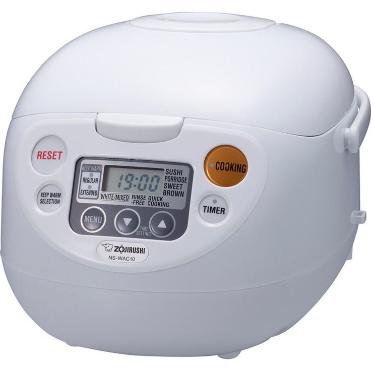 Micom 5-Cup Cool White Rice Cooker and Warmer with Built-In Timer