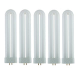 12-Watt Ful U-Shape CFL T6 Plugin Fluorescent Light Bulb Black Light (12-Pack) - Super Arbor