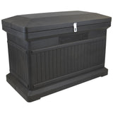Graphite Premium Horizontal Architectrual ParcelWirx Delivery Drop Box Hinged Lid with Swinging Latch for Locking - Super Arbor