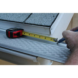 4 ft. x 5 in. Clean Mesh Aluminum Gutter Guard in White (25-per carton) - Super Arbor