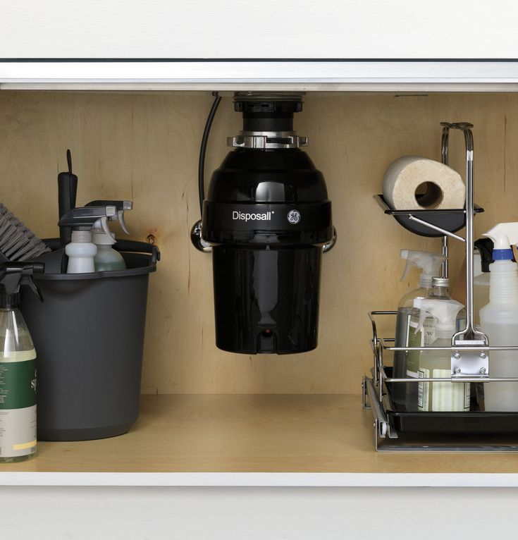 GE 1-HP Continuous Feed Noise Insulation Garbage Disposal