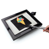 112.5 sq. in. Black Non-Stick PanGogh Electric Griddle Pancake Art Kit
