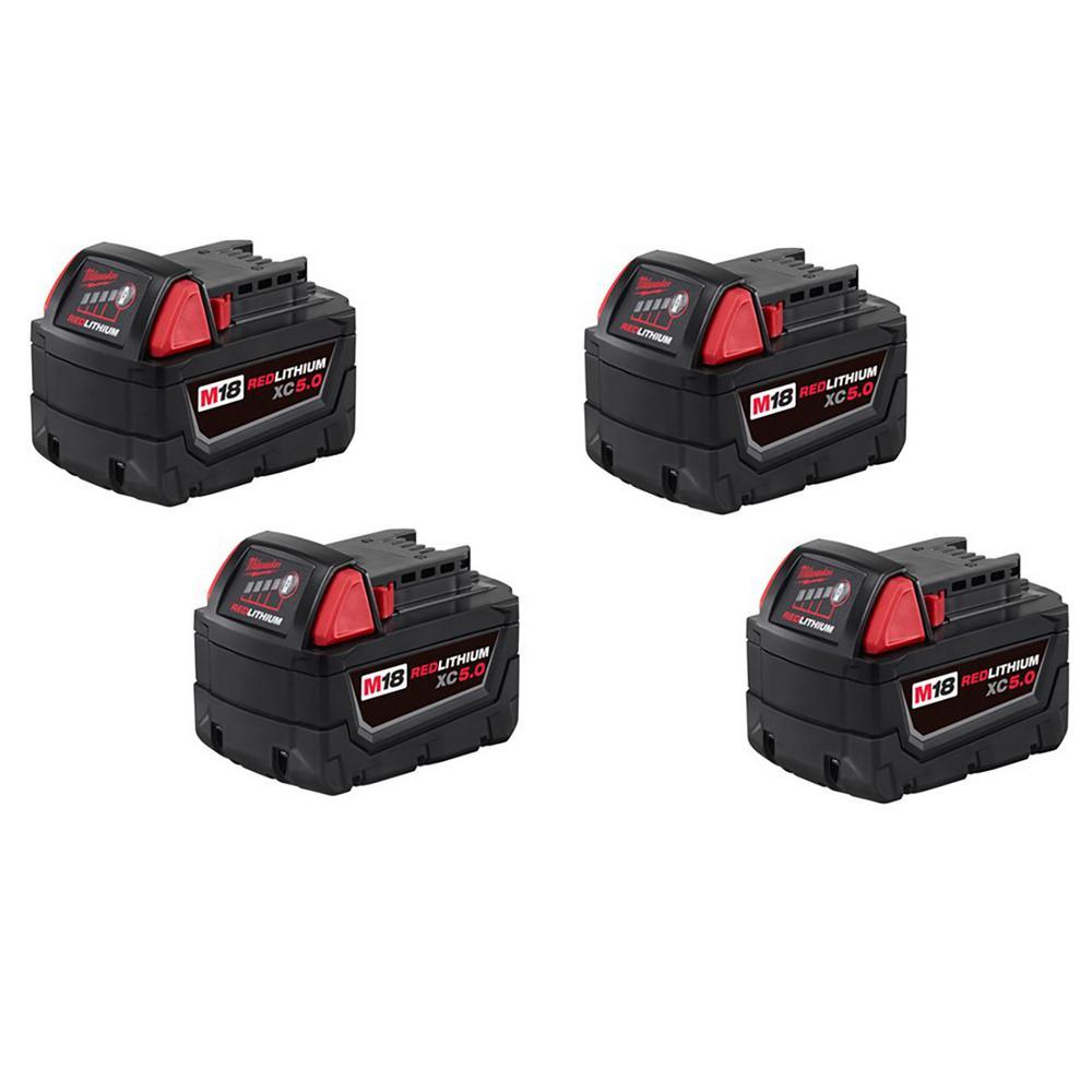 M18 18-Volt Lithium-Ion Compact Battery Pack 1.5Ah (4-Pack) - Super Arbor