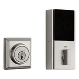 914 Signature 2nd Gen Contemporary Satin Nickel Deadbolt Featuring SmartKey and Home Connect Technology - Super Arbor