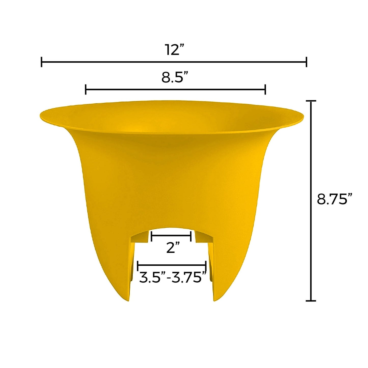 Bloem Freesia Planter w/ Saucer 8" Classic Blue