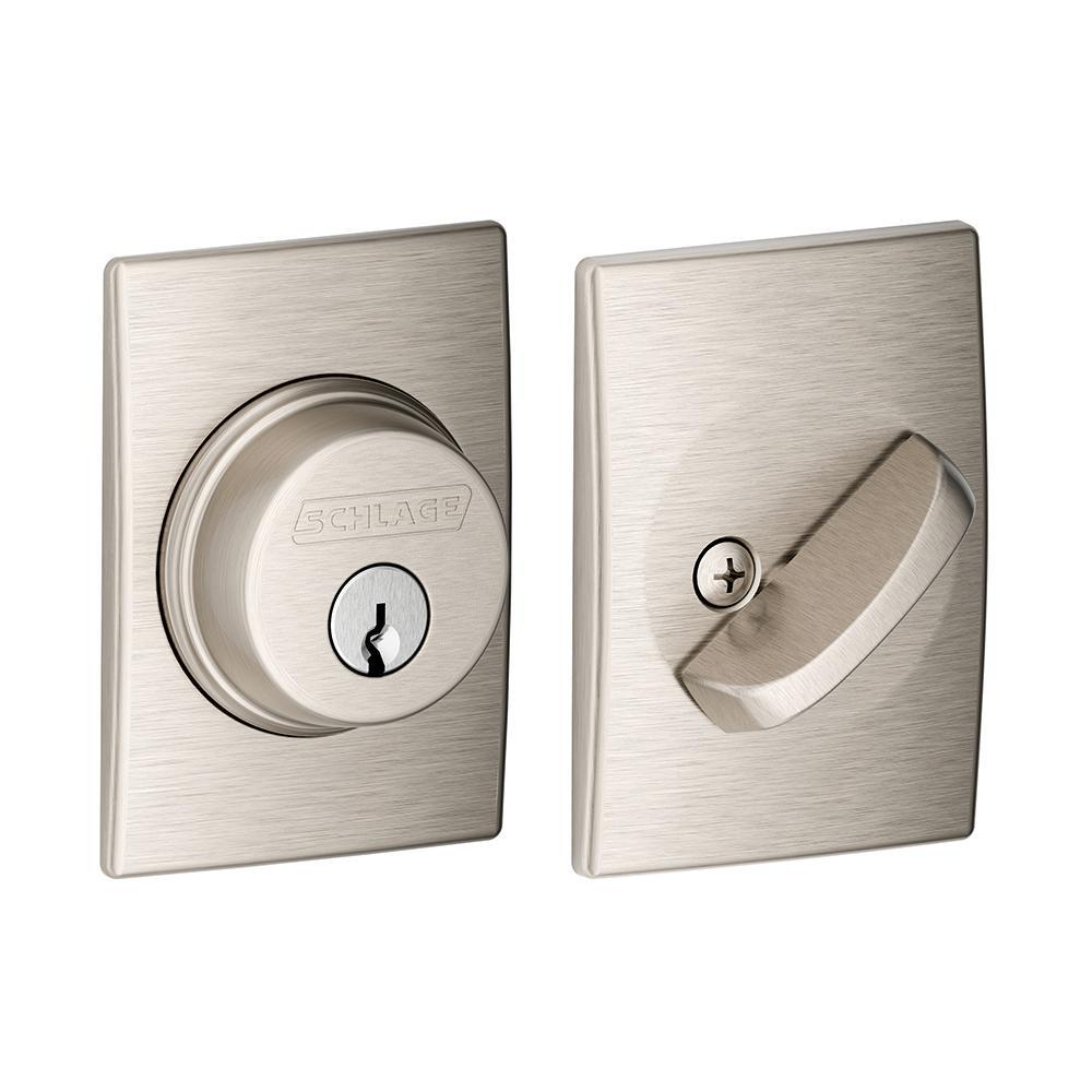 Century Matte Black Single Cylinder Deadbolt - Super Arbor
