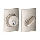 Century Matte Black Single Cylinder Deadbolt - Super Arbor