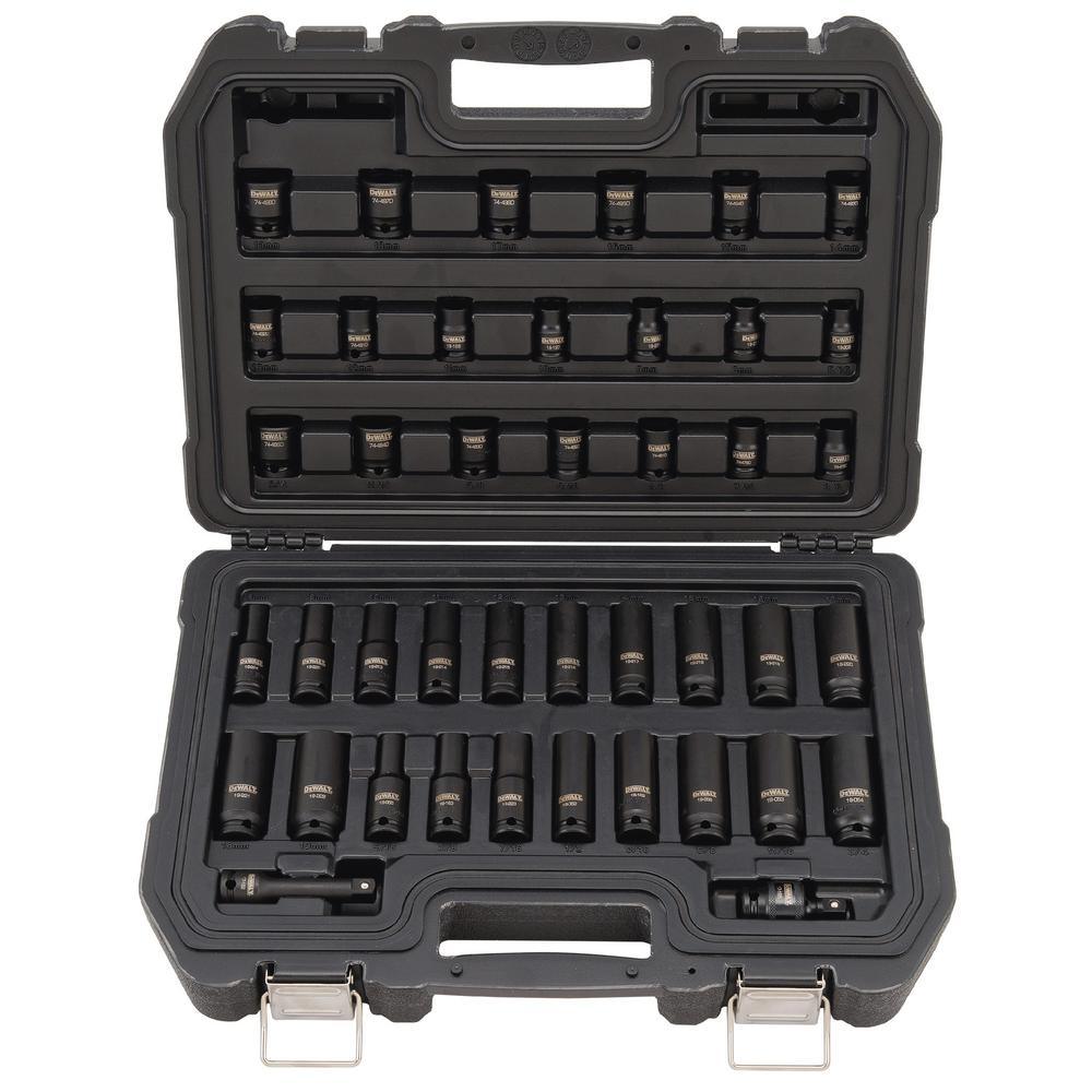 3/8 in. Drive Impact Socket Set (42-Piece) - Super Arbor