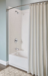 Moen Adler Chrome 1-Handle Bathtub and Shower Faucet with Valve
