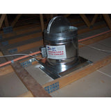1150 CFM Galvanized Steel Electric Powered Attic Fan with Adjustable Thermostat - Super Arbor
