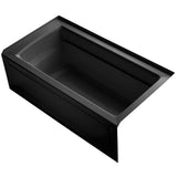 Archer 60 in. Right-Hand Drain Rectangular Alcove Bathtub in White - Super Arbor