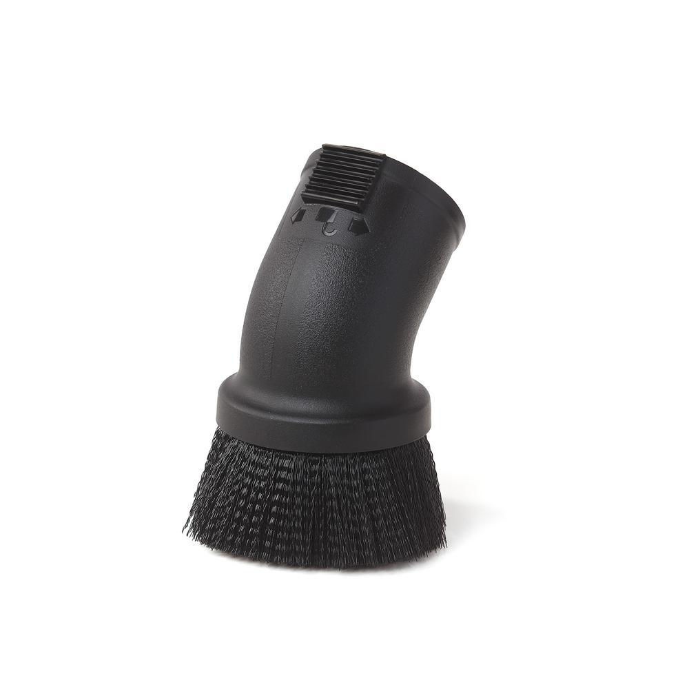 2-1/2 in. Locking Accessory Round Dusting Brush for Wet/Dry Vacs - Super Arbor
