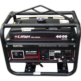 LIFAN Pro Series 4,000/3,500-Watt Gasoline Powered Portable Generator