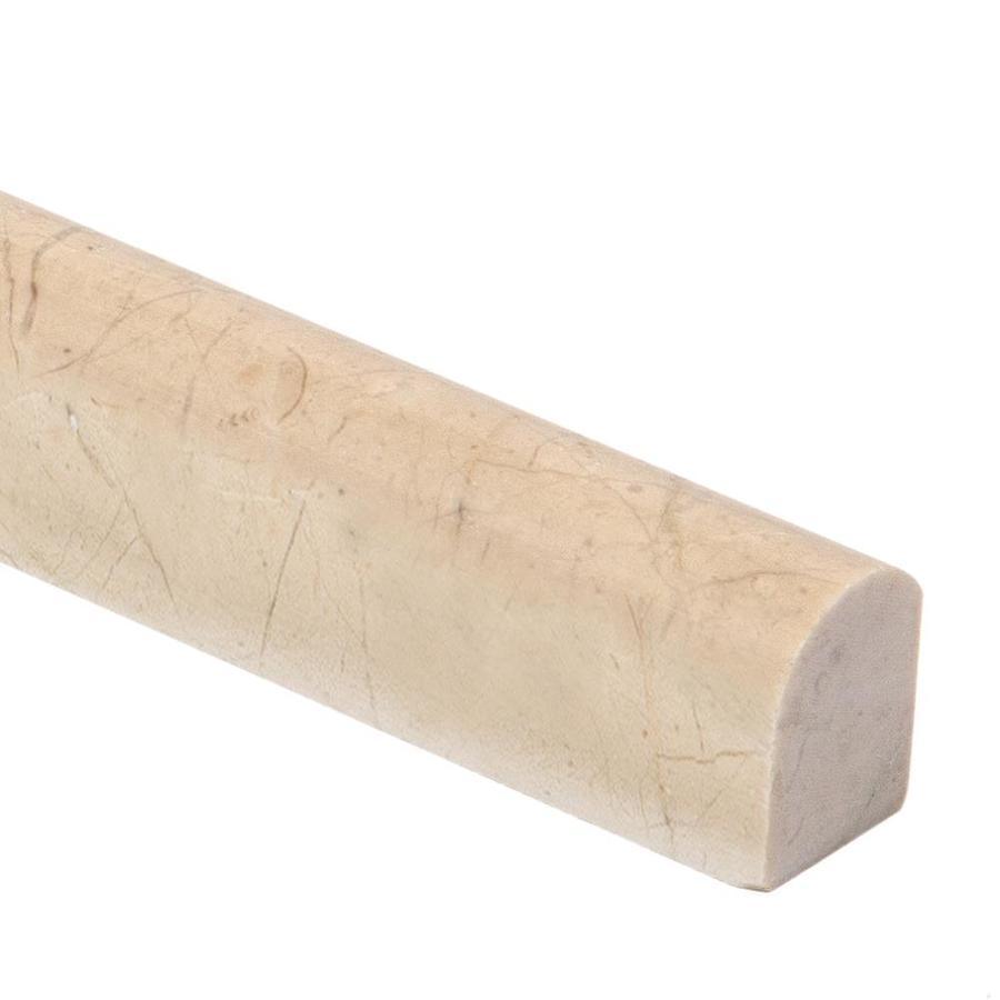 Satori Venatino Polished Natural Stone Marble Pencil Liner Tile (5/8-in x 12-in) - Super Arbor