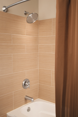 Moen Ashville Single-Handle 1-Spray Tub and Shower Faucet with Valve, Mediterranean Bronze (Valve Included)