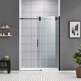 OVE Decors Sydney 78.75-in H x 58.25-in to 59.75-in W Frameless Bypass/Sliding Polished Chrome Shower Door (Clear Glass) - Super Arbor