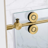OVE Decors Sydney 78.75-in H x 58.25-in to 59.75-in W Frameless Bypass/Sliding Polished Chrome Shower Door (Clear Glass) - Super Arbor
