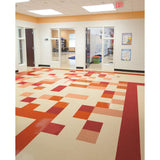 Armstrong Imperial Texture VCT 12 in. x 12 in. Cantaloupe Standard Excelon Commercial Vinyl Tile (45 sq. ft. / case) - Super Arbor