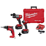 M18 FUEL 18-Volt Lithium-Ion Brushless Cordless Hammer Drill and Impact Driver Combo Kit (2-Tool) with Free FUEL Jigsaw - Super Arbor