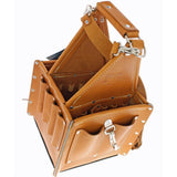 10.75 in. Tuff-Tote Ultimate Tool Bag Carrier Premium Leather with Strap - Super Arbor
