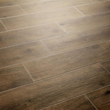 Mohawk ForeverStyle Oak Wood 6-in x 24-in Matte Porcelain Wood Look Floor Tile